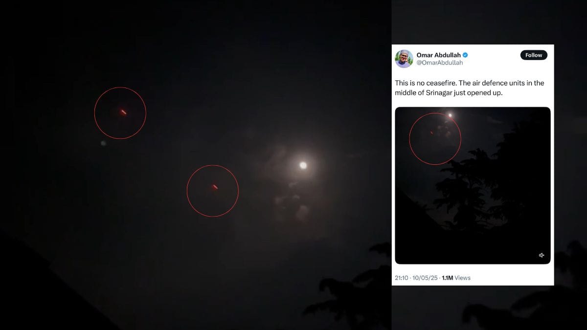 J&K Chief Minister Omar Abdullah says India's air defence system has been activated, shares video. | X