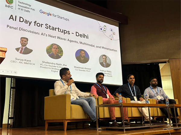 Atal Incubation Centre - Birla Institute of Management Technology (AIC-BIMTECH) at Google for Startups - AI Day for Startups at IIT Delhi
