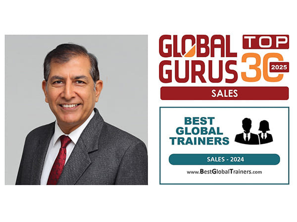 Rajiv Sharma Named India's Top Sales Trainer, Transforming Corporate Sales Teams by Global Gurus