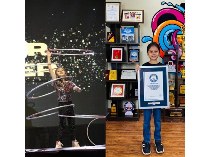 7-Year-Old Sinaya Biyani Breaks Guinness World Record with 101 Hula Hoop Rotations in 30 Seconds!