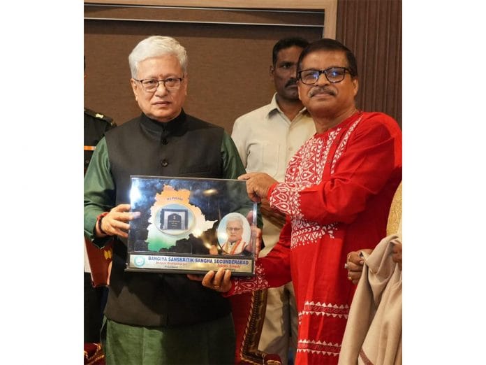 Raj Bhavan Telangana organizes West Bengal Foundation Day : Governor Shri Jishnu Dev Varma felicitates Bengali Pride in Hyderabad: Abhijeeth Bhattacharjee
