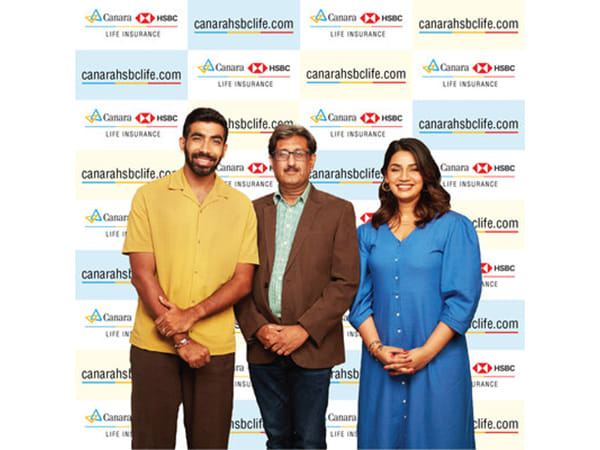 Canara HSBC Life Insurance signs Indian cricket icon Jasprit Bumrah and celebrated sports presenter Sanjana Ganesan as brand ambassadors