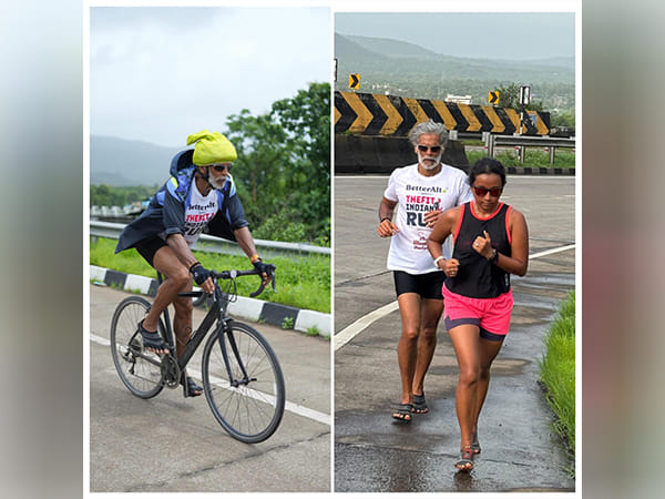 Milind Soman Crosses 222 Kms in The Fit Indian Run from Mumbai to Goa, Reaches Chiplun on Day 2 Amidst Picturesque Konkan Rains