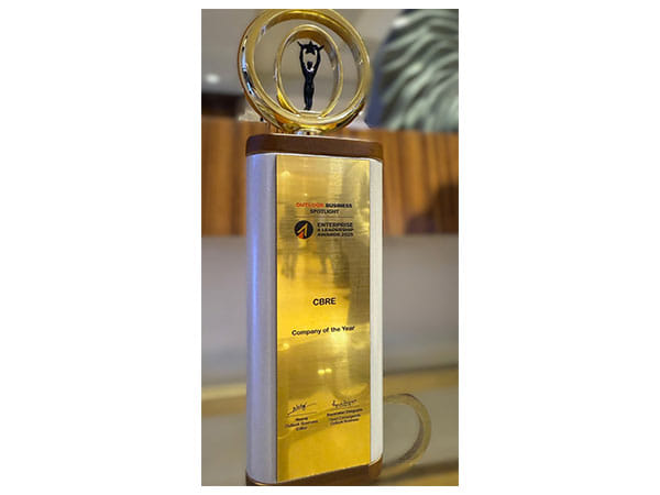 CBRE India Recognized as 'Company of the Year' at Outlook Business Spotlight Enterprise & Leadership Awards 2025
