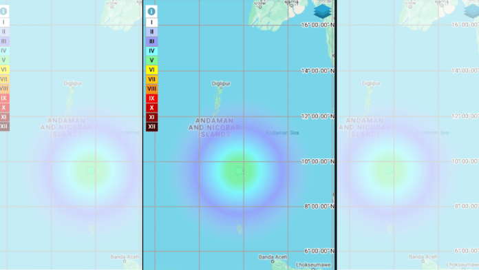 Andaman Sea earthquake epicentre | X\@NCS_Earthquake