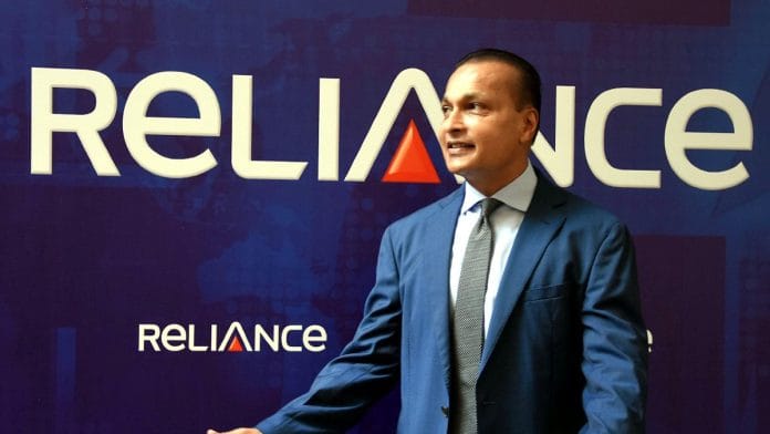 File photo of Reliance Group chairman Anil Ambani | Representational image | ANI