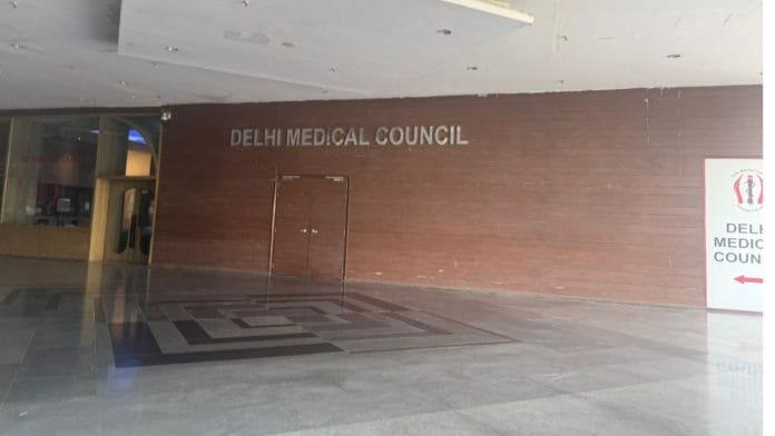 Outside the Delhi Medical Council | Mrinalini Dhyani | ThePrint