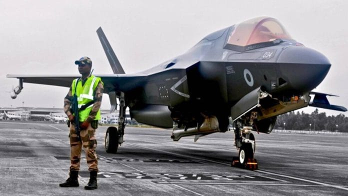 CISF secures UK Royal Navy’s F-35B fighter jet in Thiruvananthapuram | Photo: X/@CISFHQrs