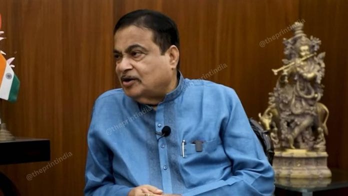 Union Minister of Road Transport and Highways Nitin Gadkari | ThePrint team