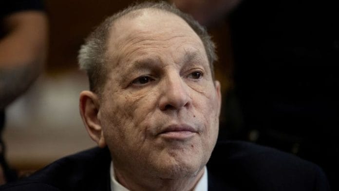 Former Hollywood film producer Harvey Weinstein appears in Manhattan Criminal Court for his retrial on rape and sexual assault charges in New York City, U.S., on 3 June 2025. | Brendan McDermid | Pool via Reuters