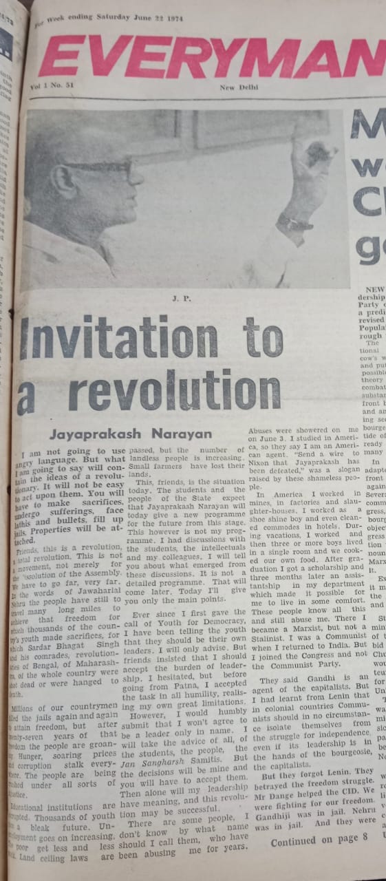 JP's call for 'total revolution' in 'Everyman'