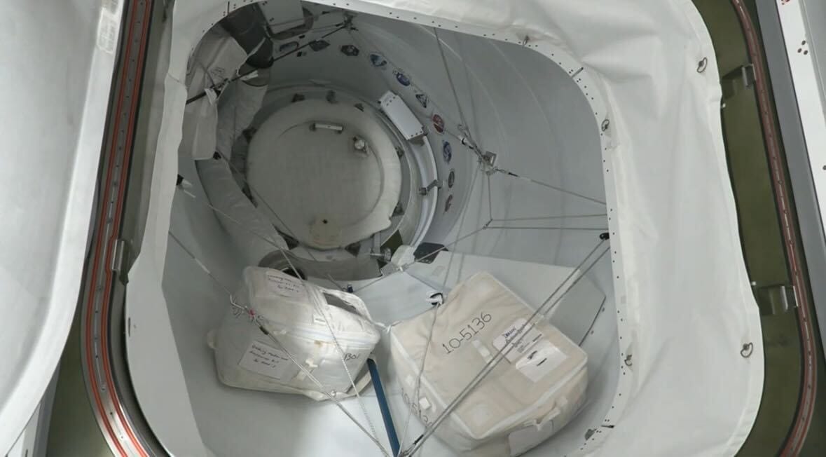 A screengrab from the live feed. | @Axiom_Space/ X