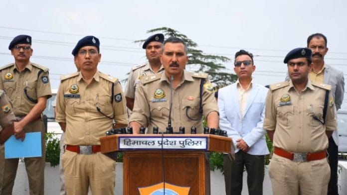 File photo of IPS officer Sanjeev Gandhi | X @PoliceShimla