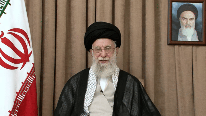 Iran's Supreme Leader Ayatollah Ali Khamenei speaks in a televised message, after the ceasefire between Iran and Israel, in Tehran, Iran, on 26 June 2025. | Office of the Iranian Supreme Leader | WANA (West Asia News Agency) | Handout via Reuters