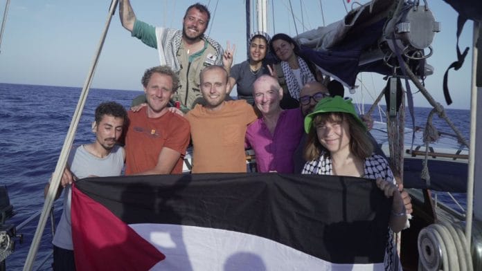 The team of activists on Madleen | X