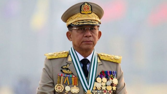 Myanmar junta chief General Min Aung Hlaing