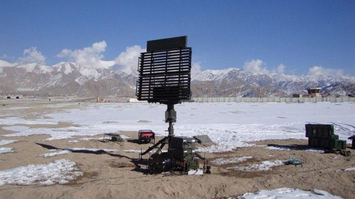 A representative image of a Low-Level Lightweight Radar (LLLR). | Bharat Electronics