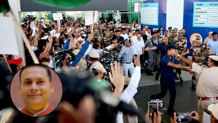 File photo of Rahul Gandhi and Amit Malviya. | ANI, X