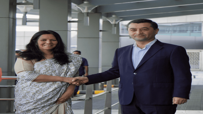 Uzbek Foreign Minister Bakhtiyor Saidov in Delhi (Photo/X@MEAIndia)