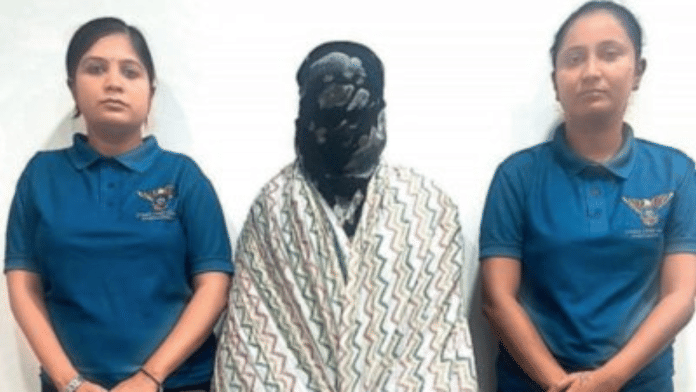 Screengrab showing the accused, Rene Joshilda, in police custody | By Special Arrangement