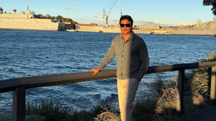 Former Tripura chief minister Biplab Deb in Sydney during his Australia visit. This photo was shared by him on X 8 June | X/@BjpBiplab