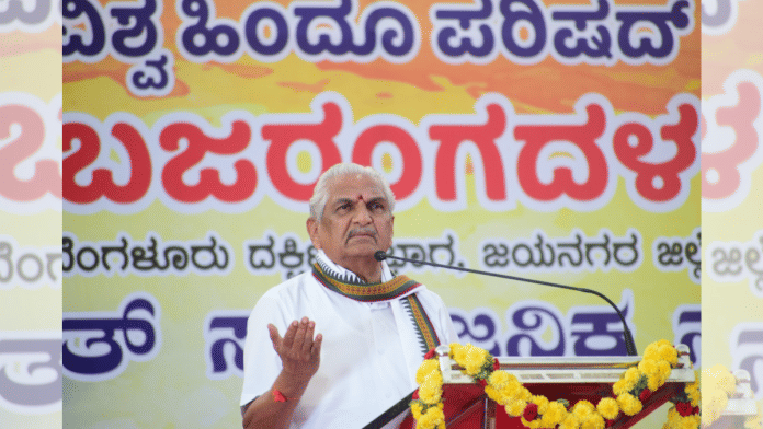 File photo of senior RSS functionary Kalladka Prabhakar Bhat | X/@rajeshpadmar