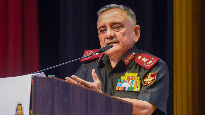 Chief of Defence Staff General Anil Chauhan delivers a lecture on 'Future Wars and Warfare' at Savitribai Phule Pune University, in Pune, on Tuesday | PTI