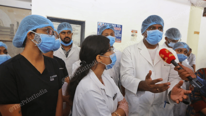 Dr. Jayasankar Pillai, his colleagues and dental students are at the forefront of collecting DNA for identification of the victims of the Air India plane crash | Praveen Jain | ThePrint