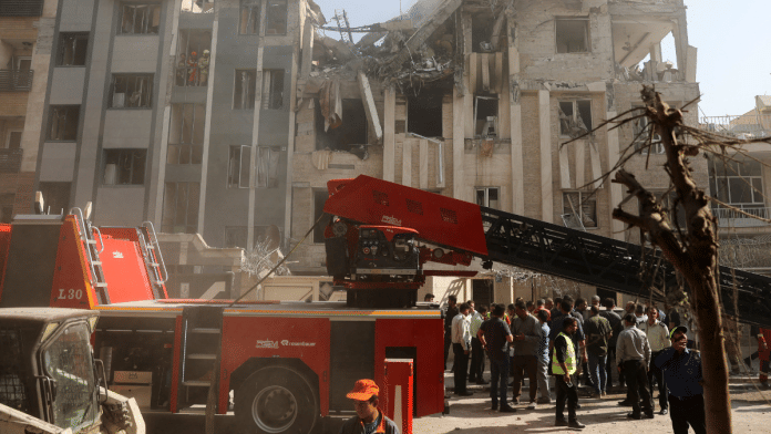 Aftermath of Israeli strikes in Tehran on 13 June | Reuters/ANI