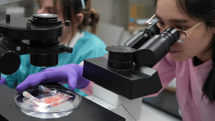 Representational image. The Ax4 mission will also carry first Axiom Space microgravity-tested cancer drug FDA approved for clinical trials | X/@Axiom_Space