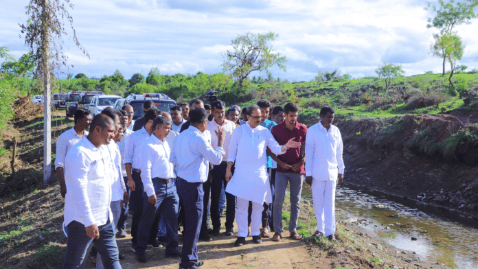 Maharashtra Deputy CM and NCP chief Ajit Pawar takes stock of damage caused by heavy rainfall in Baramati taluka | X/@AjitPawarSpeaks