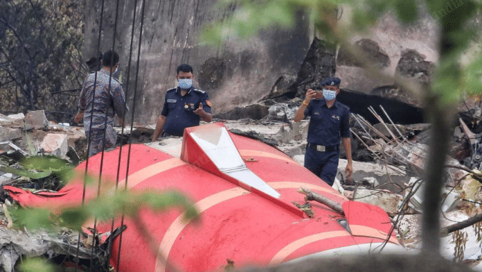 FIle photo of the site of the Air India crash in Ahmedabad | Praveen Jain | ThePrint