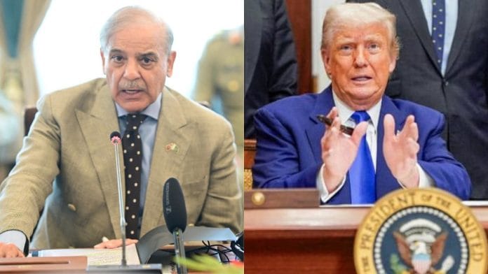 Pakistan Prime Minister Shehbaz Sharif and US President Donald Trump | X, ANI