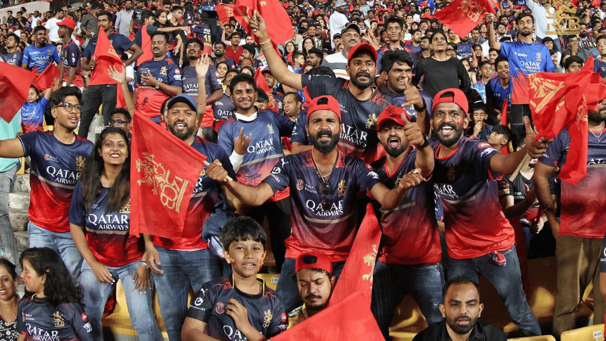 RCB enjoy a loyal fanbase. | @RCBTweets
