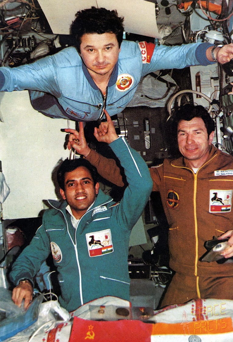 Rakesh Sharma, along with his mission mates | By Special Arrangement | ThePrint
