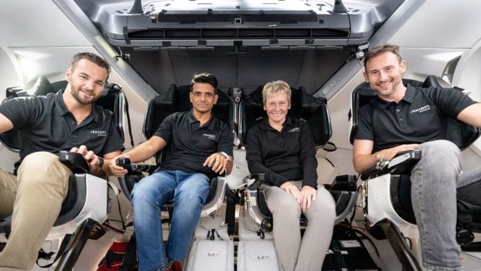 The Axiom 4 crew | Photo: X, @Axiom_Space