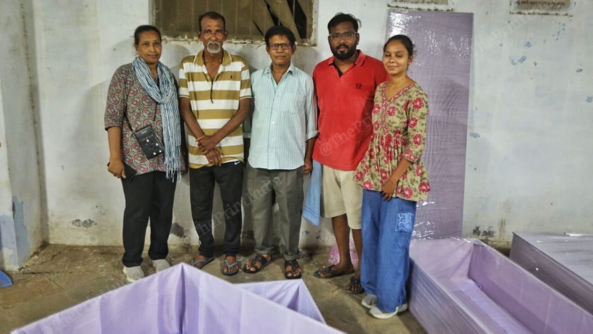 Nelvin Rajwadi with his family | Praveen Jain | ThePrint