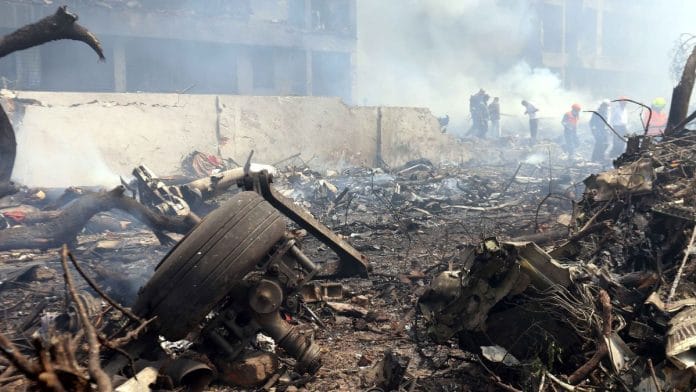 Footage from Ahmedabad Air India plane crash on 6 June | Hanif Sindhi