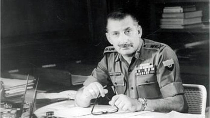 Field Marshal SHFJ Manekshaw, known popularly as Sam Manekshaw