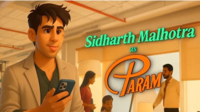 A still from the AI-generated teaser for 'Param Sundari'