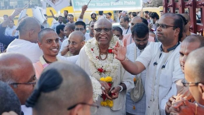 ISKCON Bangalore chairman Madhu Pandit Dasa
