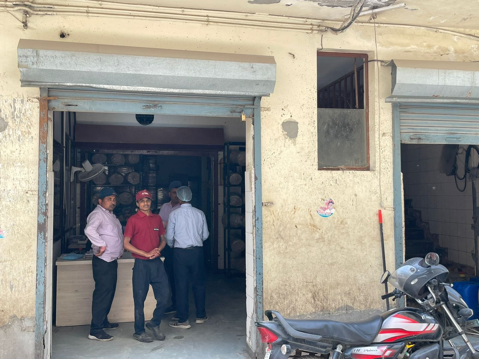Storage room at Om Sweets that previously served as its main kitchen in the 1990s.