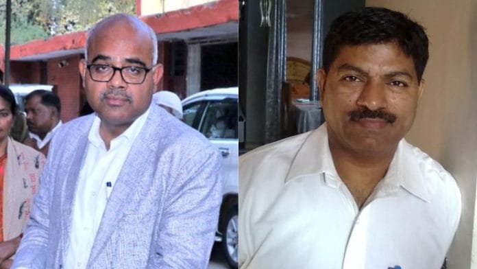 File photos: Kanpur District Magistrate Jitendra Pratap Singh (L) and Chief Medical Officer Hari Dutt Nemi (R) | X, Facebook