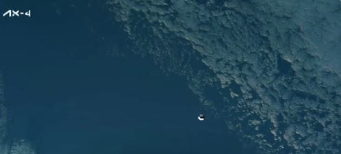 Screen grabs from the live feed aboard the Dragon spacecraft. | @Axiom_Space/ X