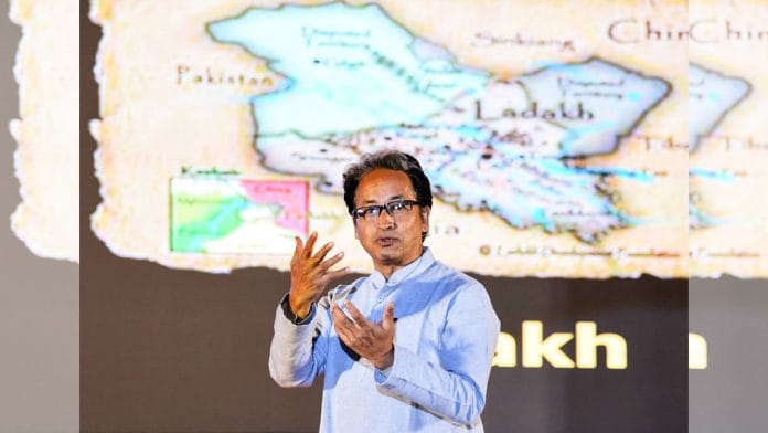 File photo of climate activist Sonam Wangchuk | ANI