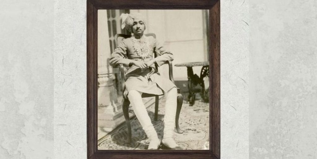 Udaya Raj Singh as a young man.