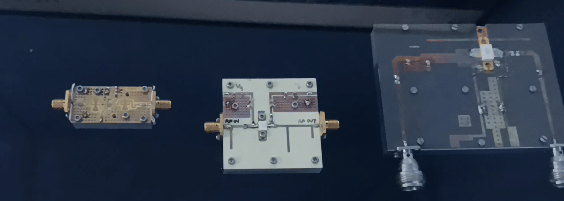 A power amplifier developed by AGNIT Semiconductor at CeNSE, IISc