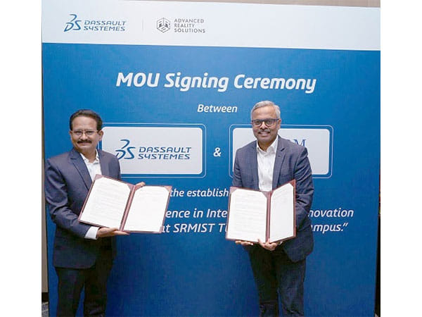 SRM Institute of Science and Technology Tiruchirappalli and Dassault Systemes Signs MoU to Advance Engineering Education, Innovation and Research