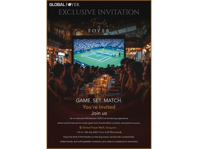 Experience the Grand Slam Like Never Before at Global Foyer's Cabana-Themed Wimbledon Screening