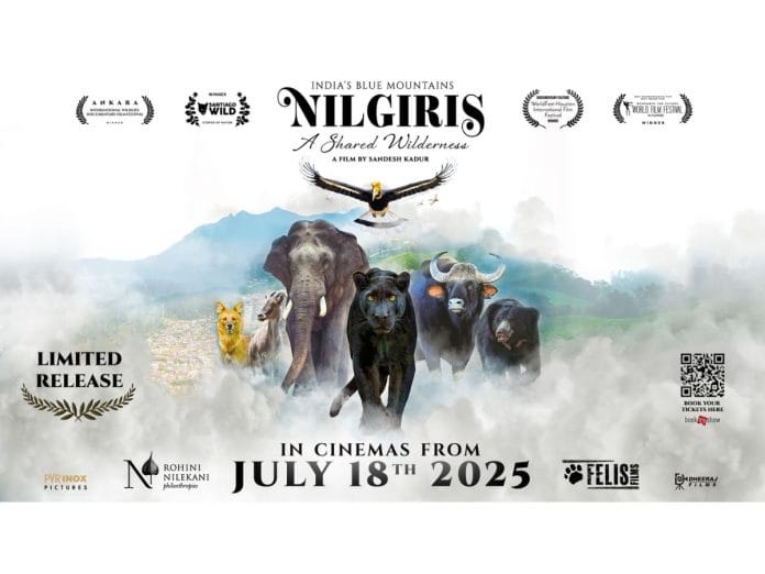 'Nilgiris: A Shared Wilderness' Wildlife Documentary Film to Release in Theatres Nationwide